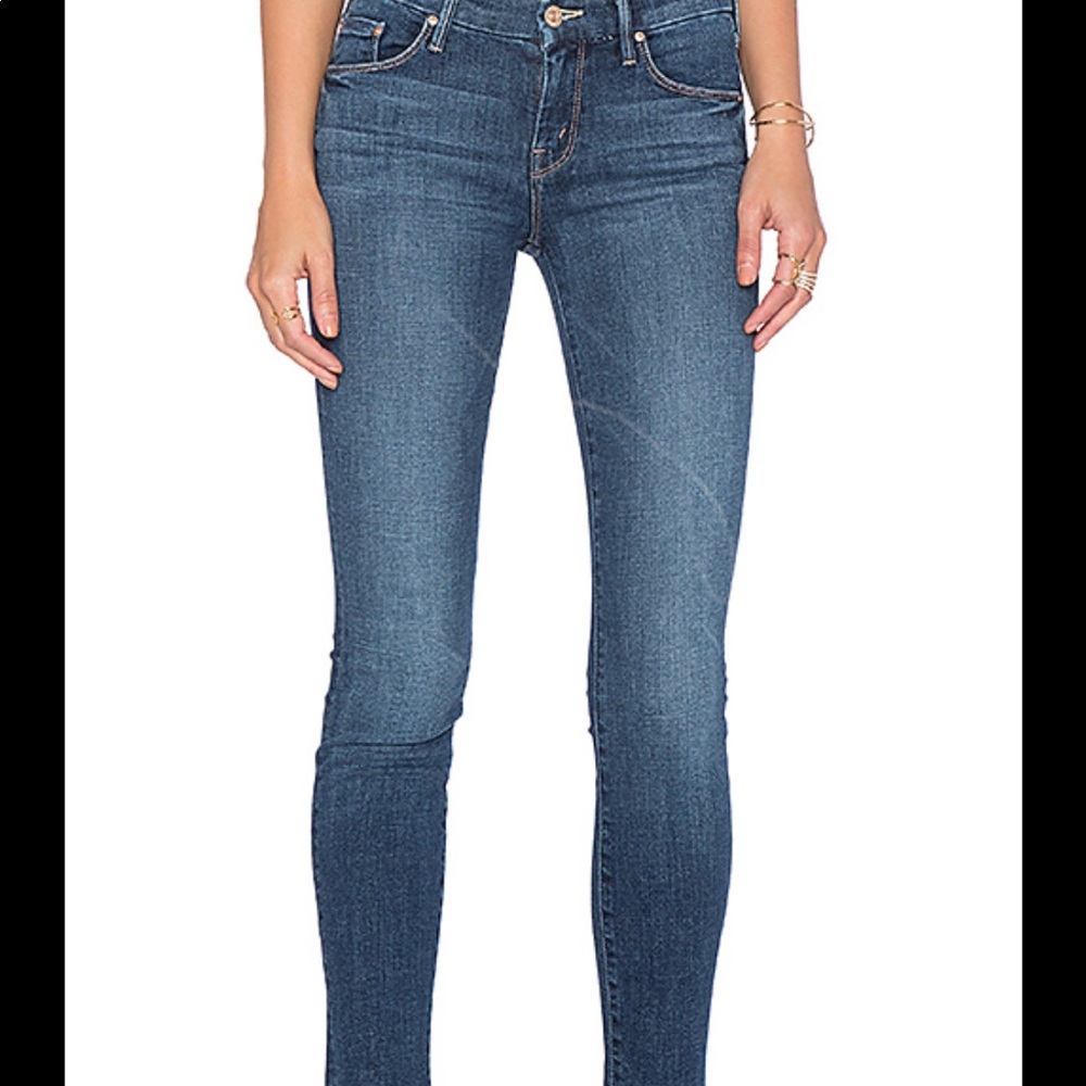 Mother The Looker Ankle Fray in Girl Crush